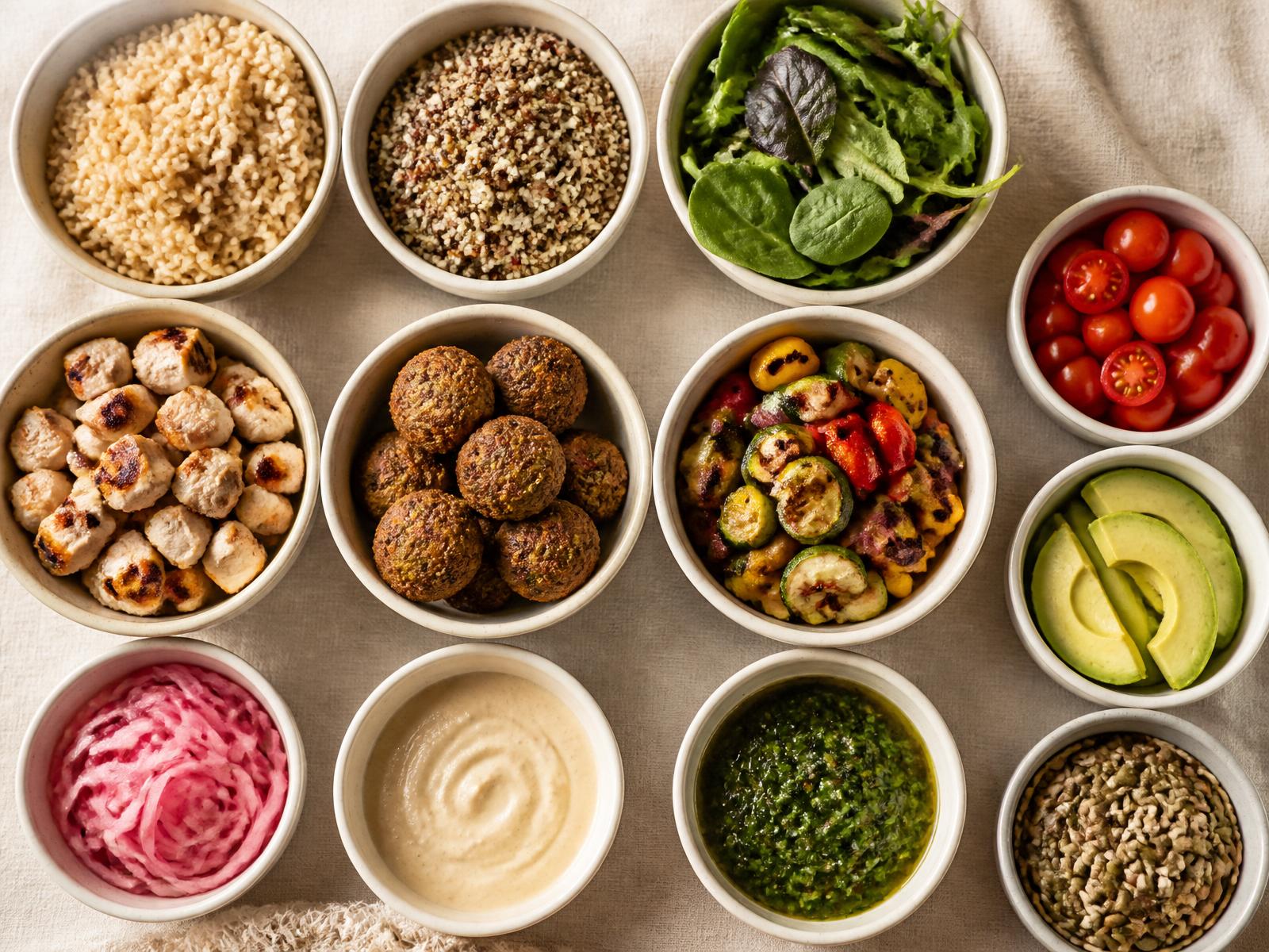 مواد اولیه برای ساخت کاسه